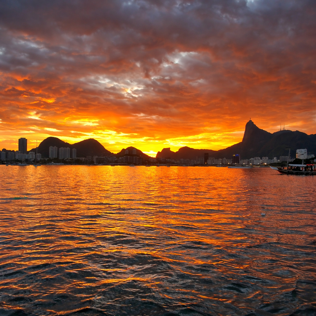 Urca vista do mar